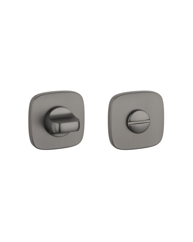 Square-round WC door rose plate design hardware