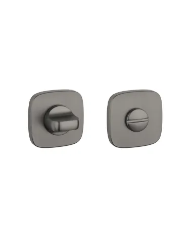 Square-round WC door rose plate design hardware