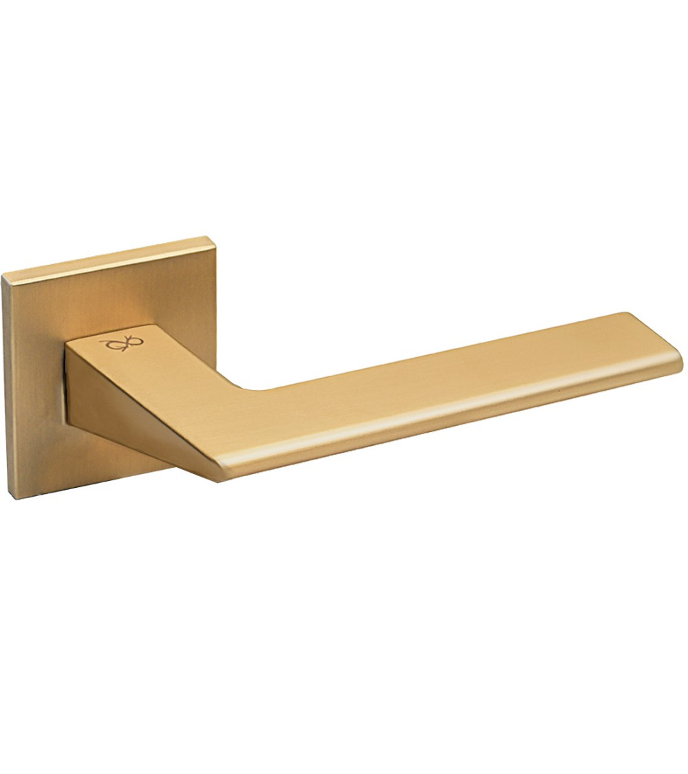 Matt gold Shark door handle - design handle