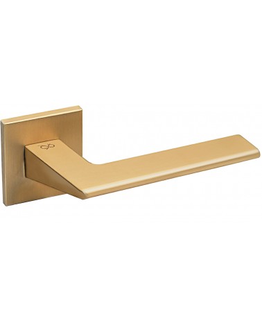 Matt gold Shark door handle - design handle
