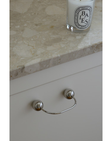 Brass furniture handles 10 nickel