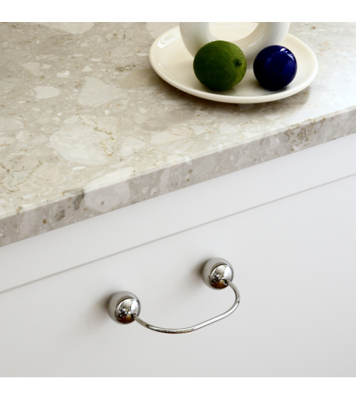 Brass furniture handles 10 nickel