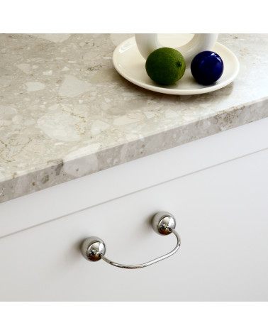 Brass furniture handles 10 nickel