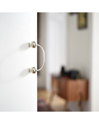 Brass furniture handles 10 nickel