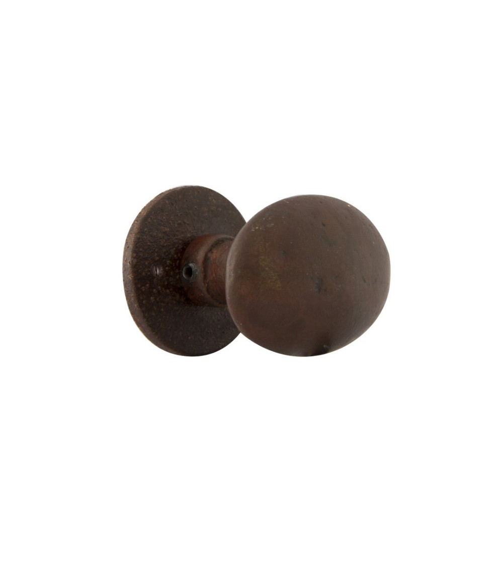 Exterior door knob in iron 278 - designer handle