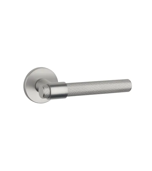 GOYA design door handle on round plate