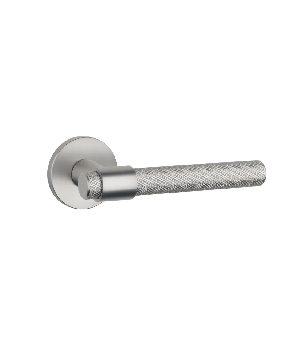 GOYA design door handle on round plate