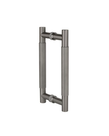 Double textured pull handle for door 1770 anthracite finish design handle