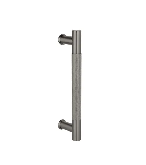 Single textured pull handle for door 1770 anthracite finish design handle