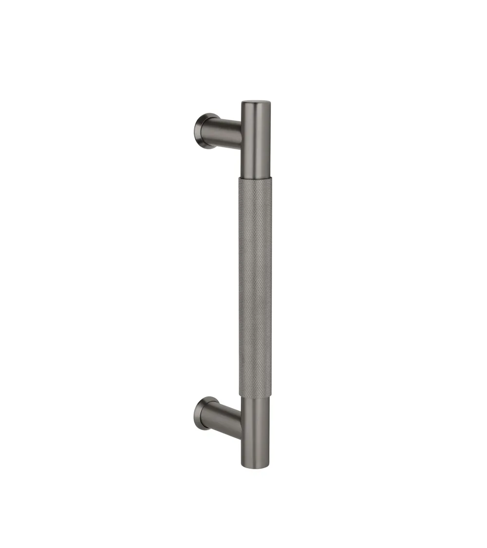 Single textured pull handle for door 1770 anthracite finish design handle