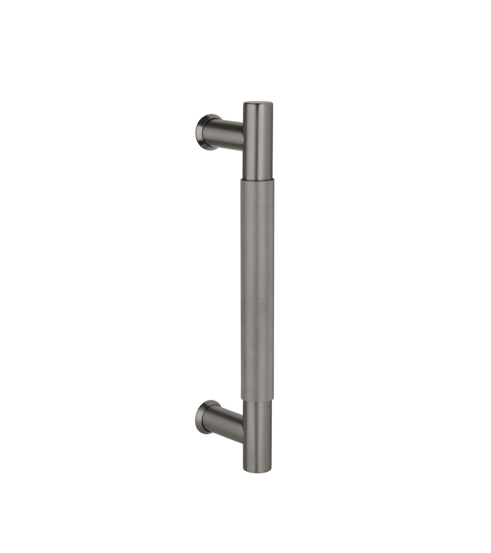 Single textured pull handle for door 1770 anthracite finish design handle
