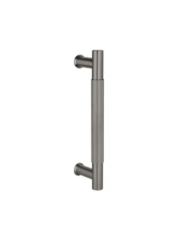 Single textured pull handle for door 1770 anthracite finish design handle