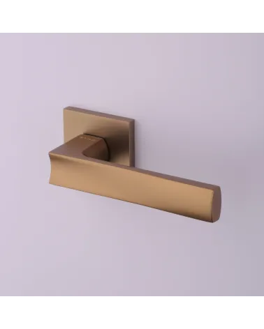 LIMA door handle light brown design handle mounted on a door
