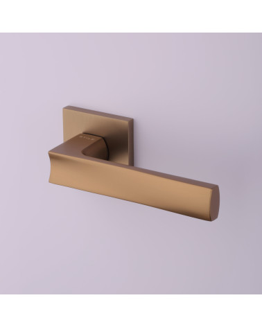 LIMA door handle light brown design handle mounted on a door