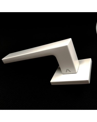 WARNA white door handle designer handle side view