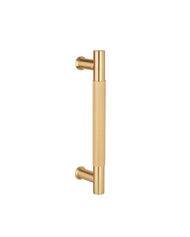 Textured single pull handle for door 1770 matt gold finish designer handle