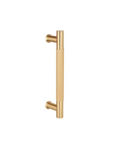 Textured single pull handle for door 1770 matt gold finish designer handle
