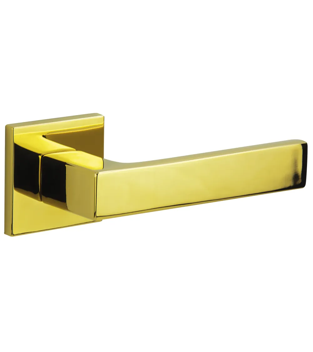WARNA polished gold door handle designer handle