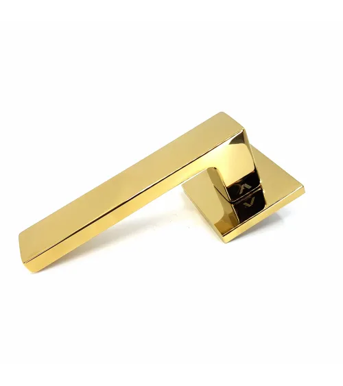 WARNA polished gold door handle designer handle