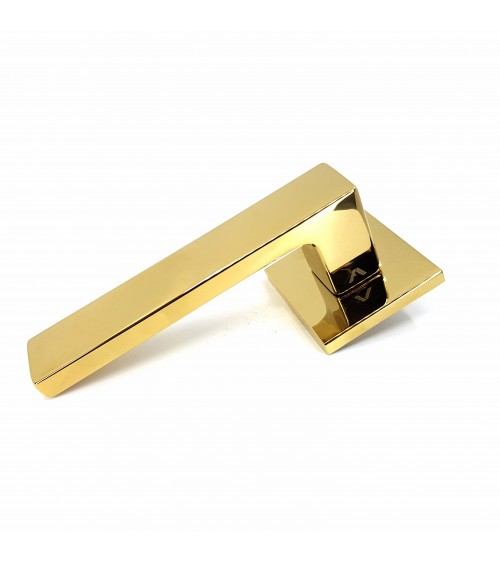 WARNA polished gold door handle designer handle