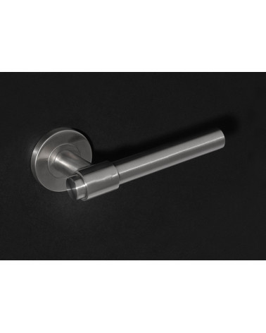 IRATY door handle brushed matt stainless steel, Grade 3 heavy duty