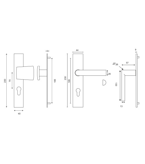 Bastide Thor Entrance set Cylinder