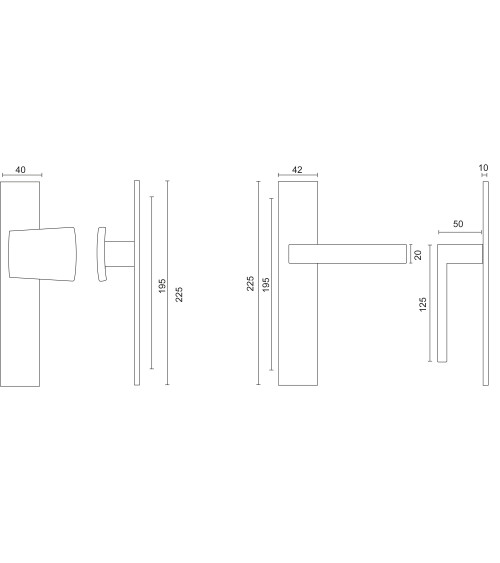 Majestea/Thor black landing set on cylinder plate