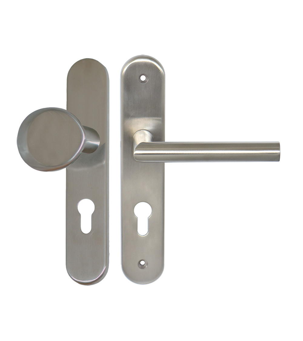 Amande/Altesse Passage Set on Solid Stainless Steel Plates Cylinder