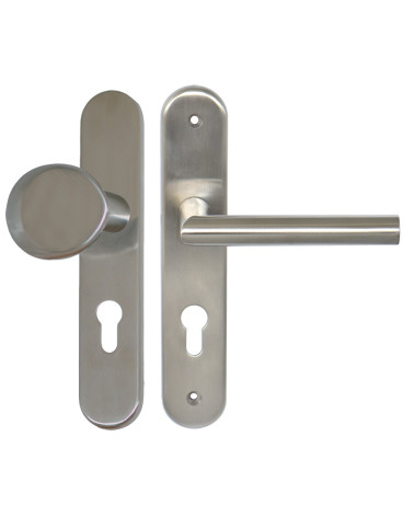 Amande/Altesse Passage Set on Solid Stainless Steel Plates Cylinder