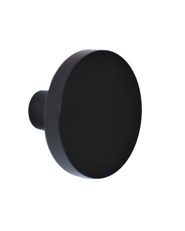 Round Wall Hook Aluminium Black