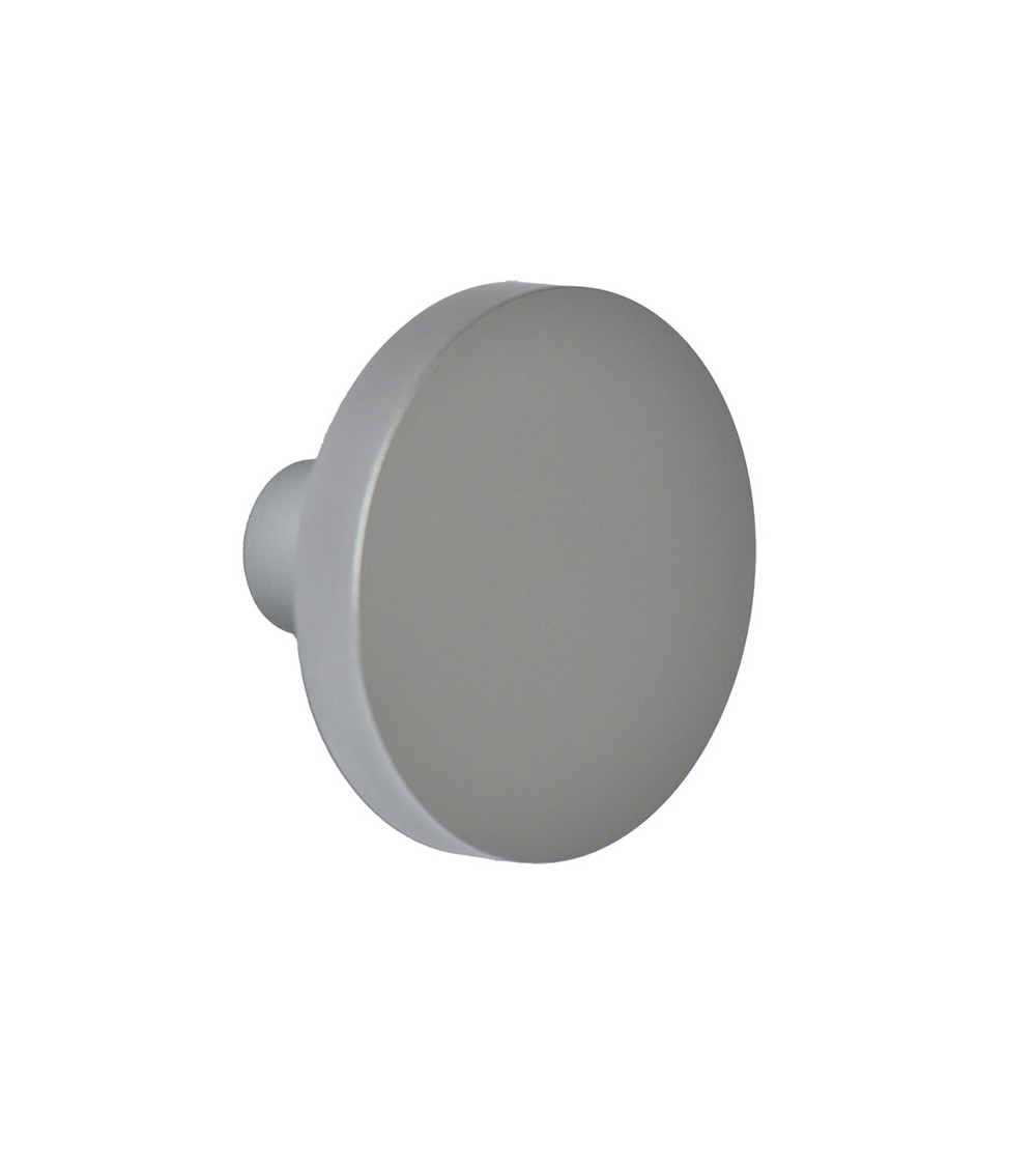 Round Wall Hook Aluminium Silver
