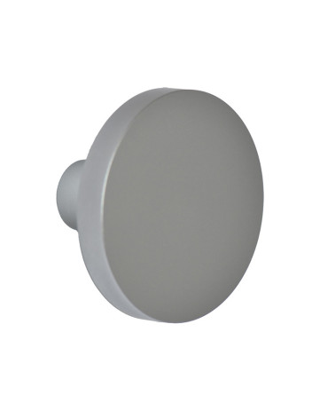 Round Wall Hook Aluminium Silver