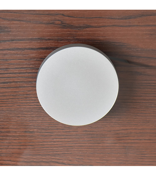 Round Wall Hook Aluminium Silver