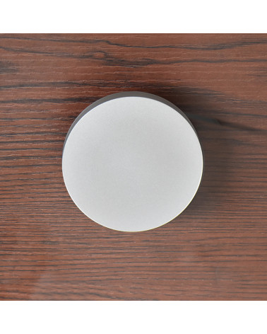 Round Wall Hook Aluminium Silver