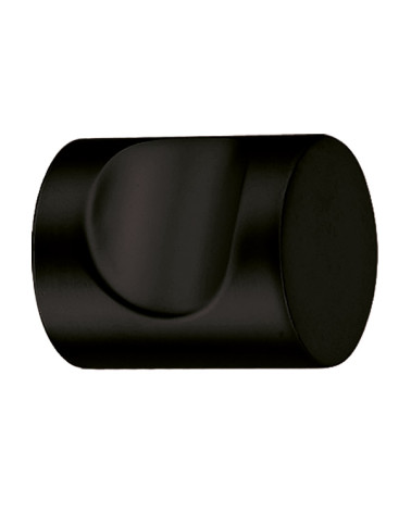 Matt Black notch furniture knob