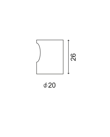 Drawing Notch furniture knob