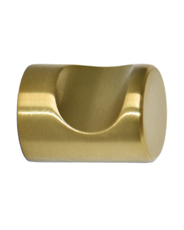 Satin Gold notch furniture knob