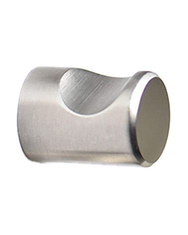 Matt brushed stainless steel notch furniture knob