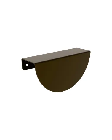 Olive brown furniture handle ZORIA design handle on white background