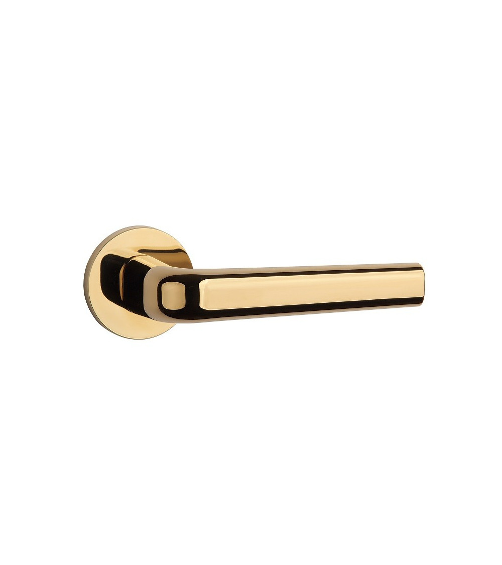 Polished gold INULLA door handle design handle