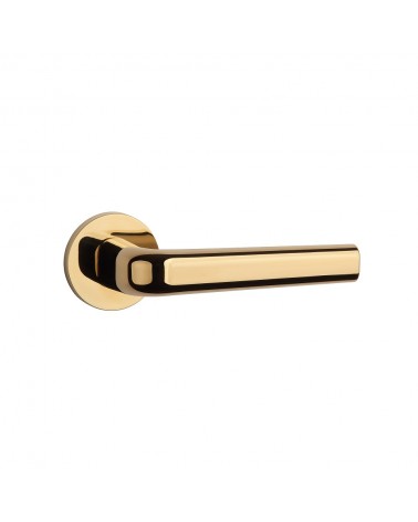 Polished gold INULLA door handle design handle