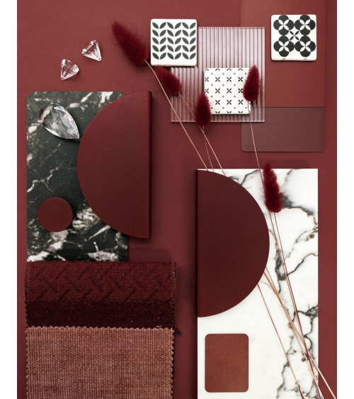ZORIA burgundy furniture handle designer handle