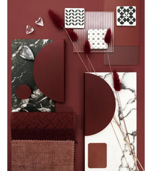 ZORIA burgundy furniture handle designer handle