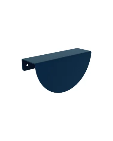 Navy blue ZORIA furniture handle designer handle on white background