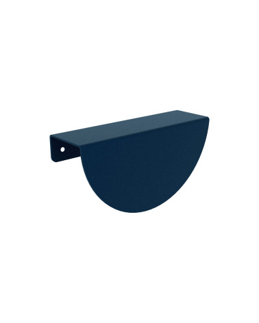 Navy blue ZORIA furniture handle designer handle on white background