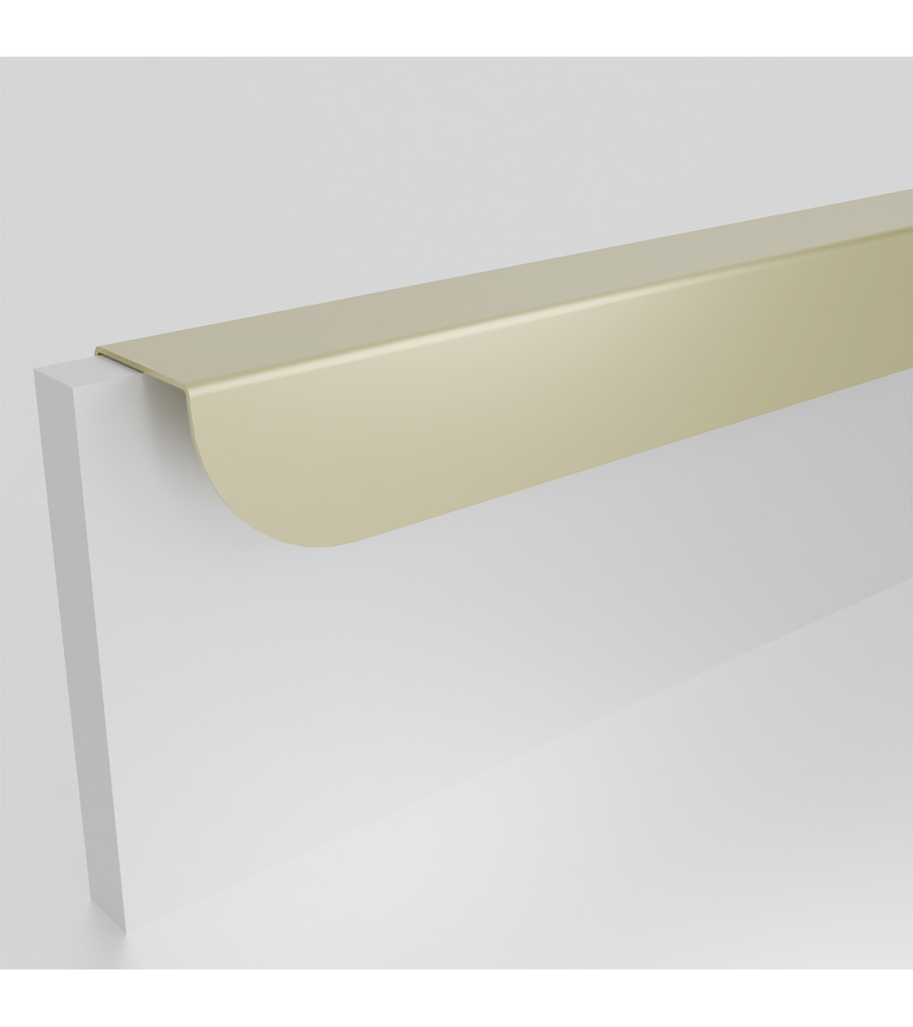 ZORIA elongated matte gold furniture handle design handle