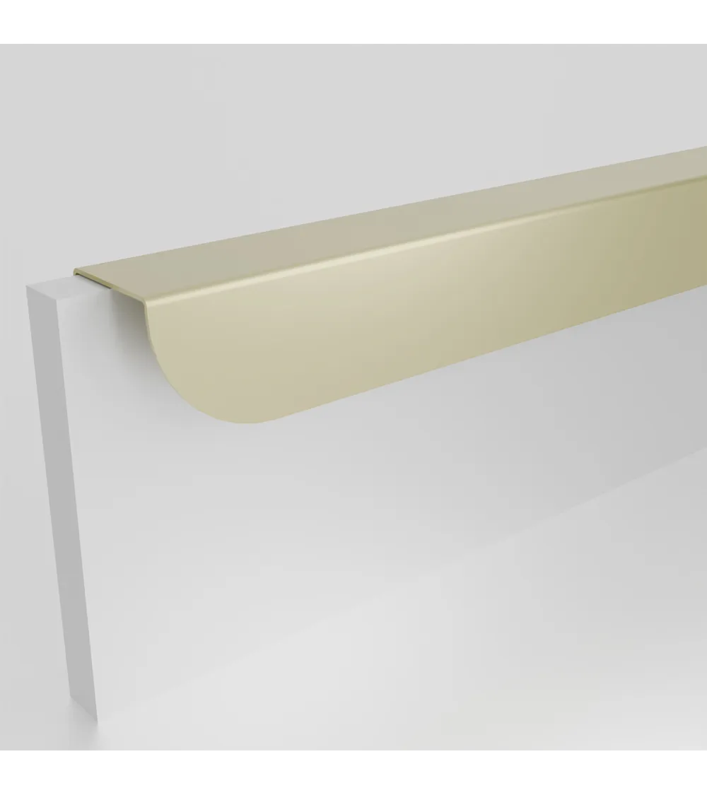 ZORIA elongated matte gold furniture handle design handle