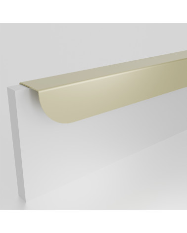 ZORIA elongated matte gold furniture handle design handle