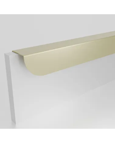 ZORIA elongated matte gold furniture handle design handle