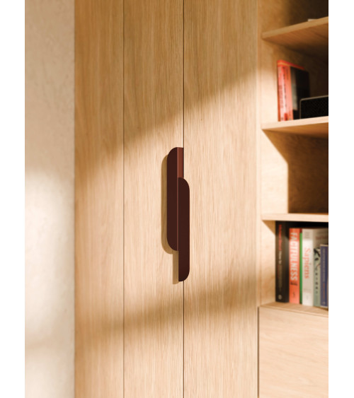 ZORIA elongated burgundy furniture handle design handle
